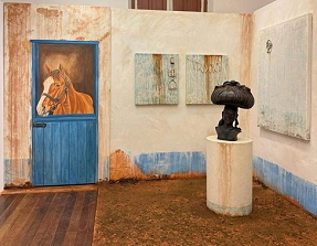 Leandro Jr. recria uma baia no Museu da Energia de São Paulo